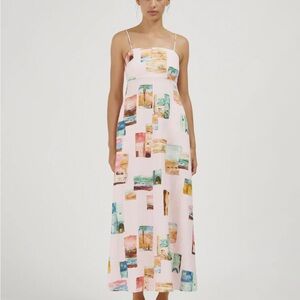 ROAM Multicolor Printed Maxi Dress